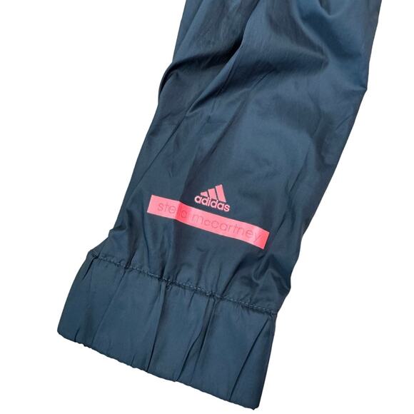 Adidas Stella McCartney Zippered Expandable Windbreaker Running Athletic Jacket - Picture 3 of 9